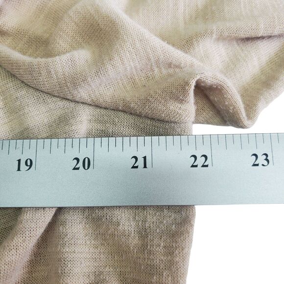 Kim Rogers Lagenlook Sweater Womens Large Black Beige Animal Print Scarf - Picture 9 of 11